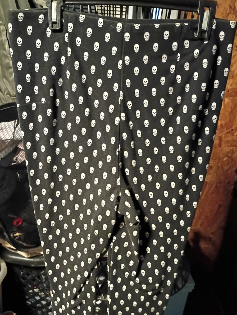 Retro Chic Black and White Polka Dot Skirt